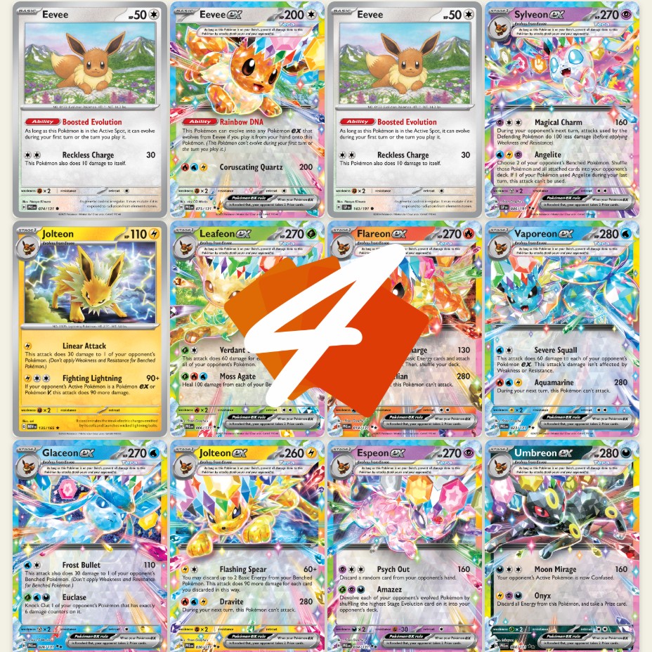 The Prismatic Evolutions Eeveelution Box Deck is here and Super Confusing!