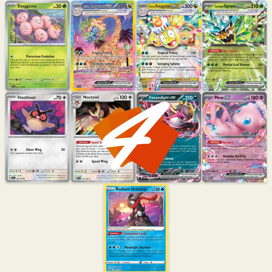 Knockout ANY Basic Pokemon with Alolan Exeggutor ex! (Surging Sparks)