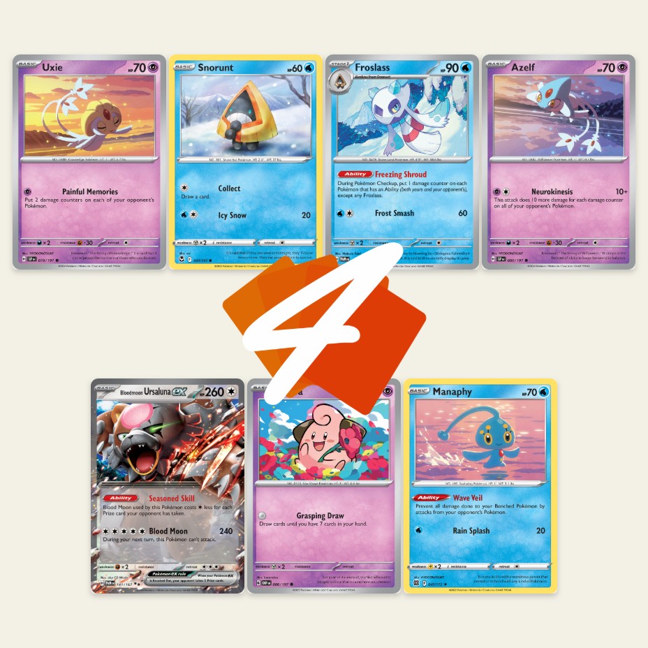 Uxie & Azelf are AMAZING with Froslass in a Deck!