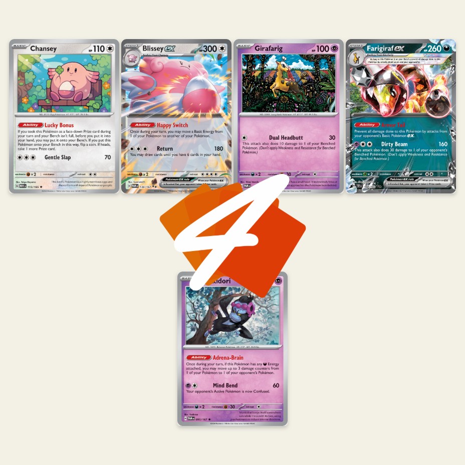 Blissey ex is in an EPIC Spot when Paired with Farigiraf ex! Pokémon TCG Twilight Masquerade