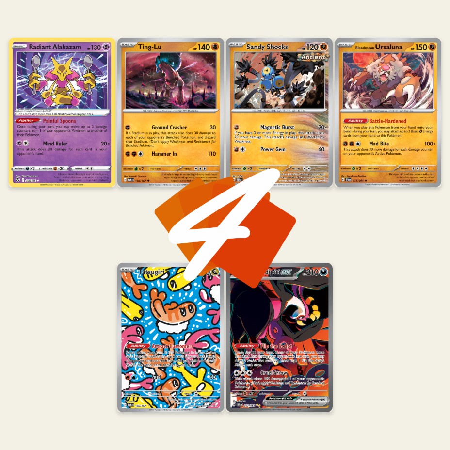 Blood Moon Ursaluna is an INSANE Single Prize Card that can KO Anything! Pokemon TCGL Shrouded Fable
