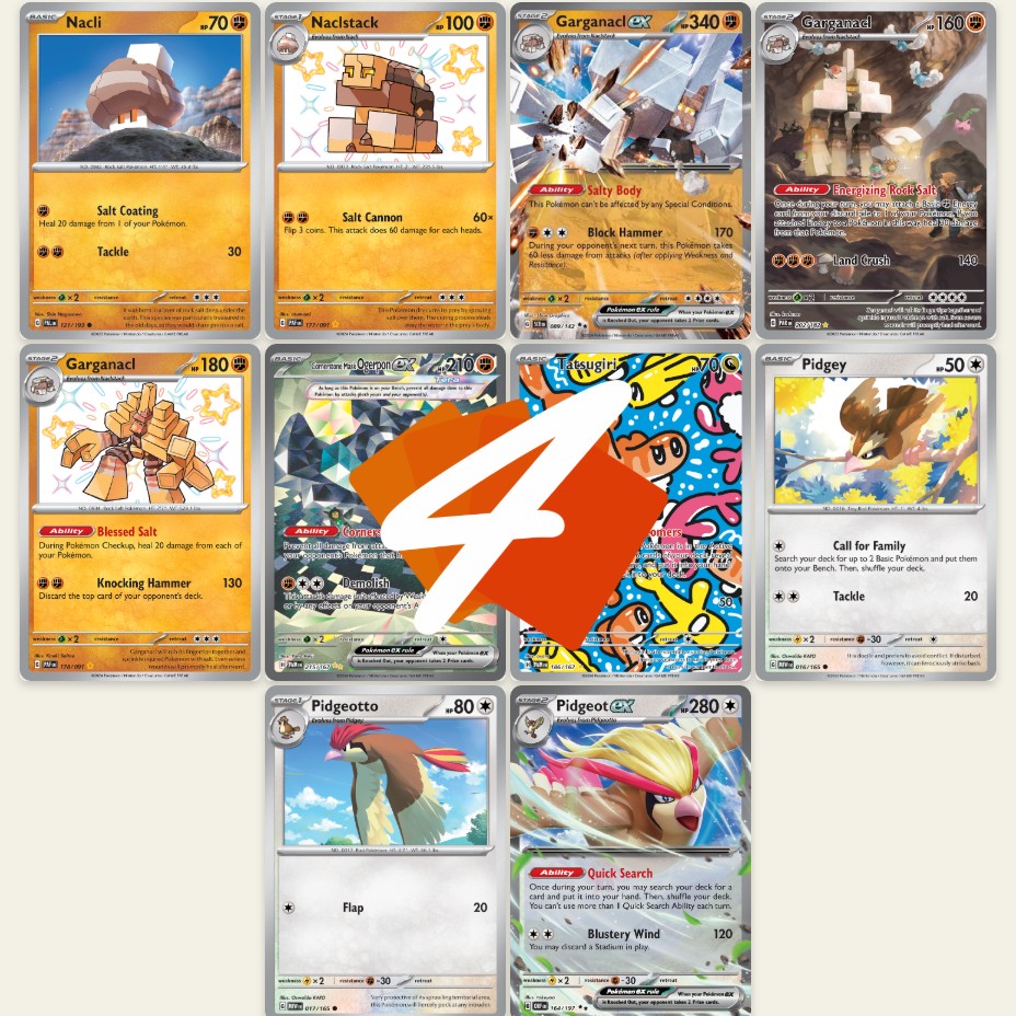 Garganacl ex is MY FAVORITE Deck Out Right Now! INSANE Tank Potential! Pokemon TCGL Stellar Crown