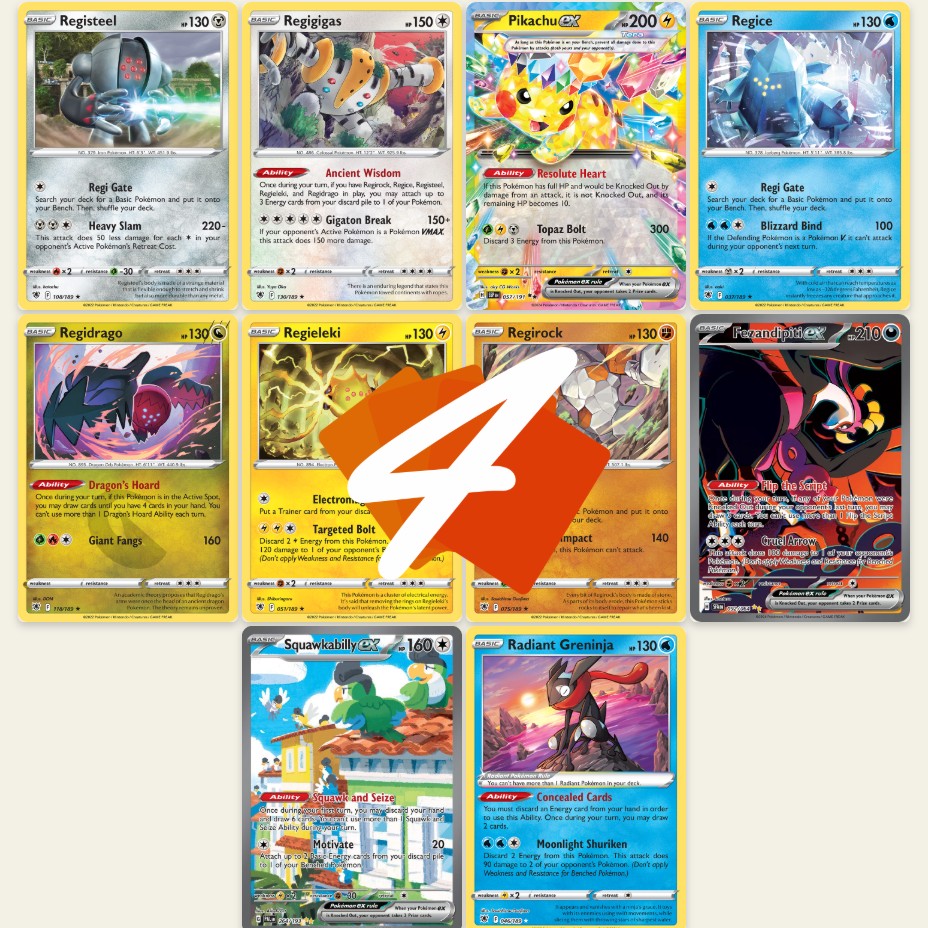 Pikachu ex's BEST Partners are the Regis?! Pokemon TCGL Surging Sparks
