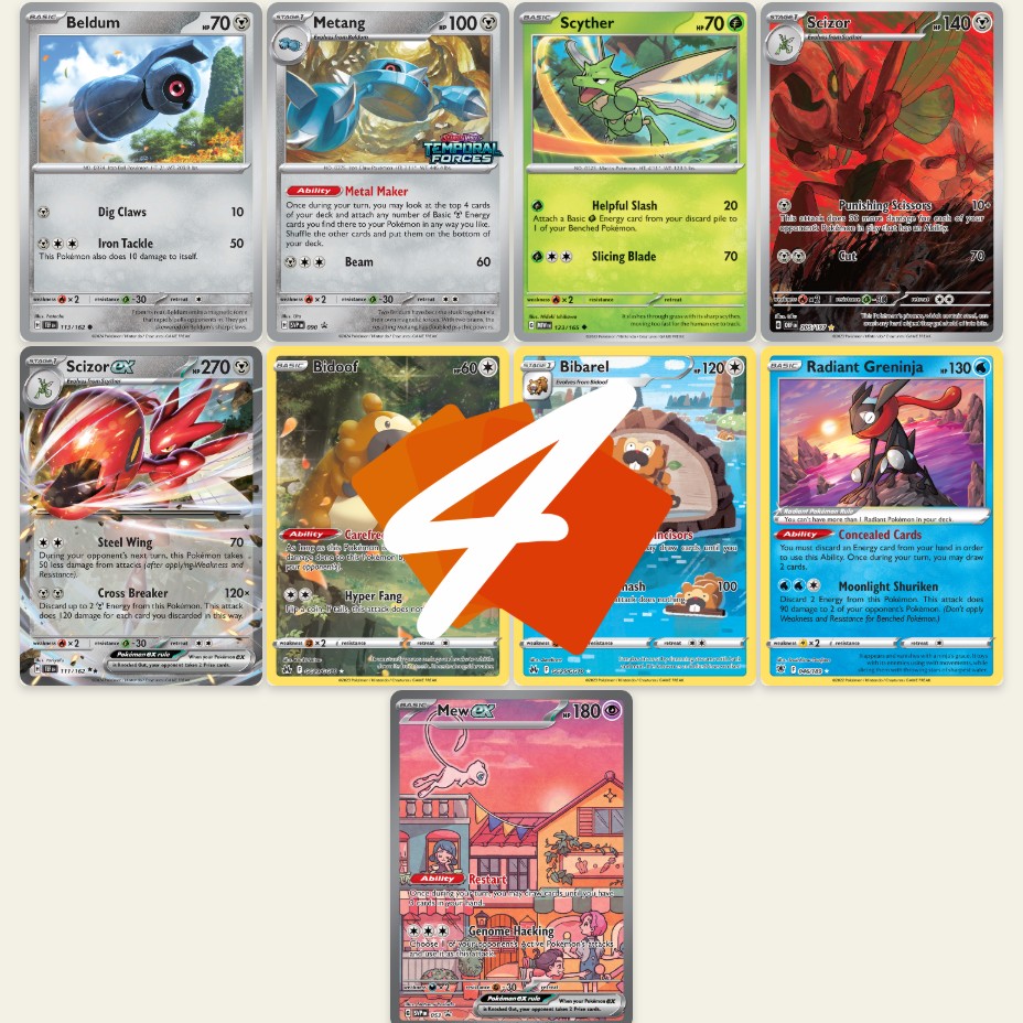 Scizor Might be One of the MOST SLEPT on Pokémon in the TCG! Pokémon TCGL Surging Sparks