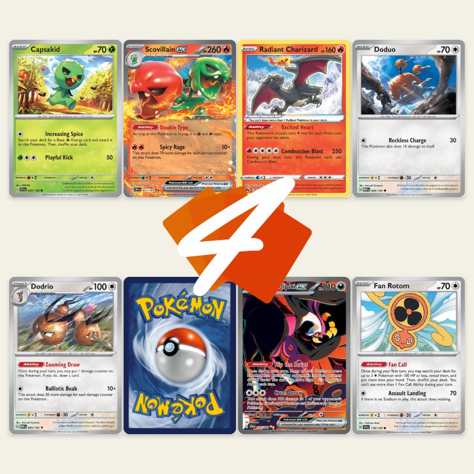 Scovillain ex TORCHES Any Opposing Pokemon! Pokemon TCGL Surging Sparks
