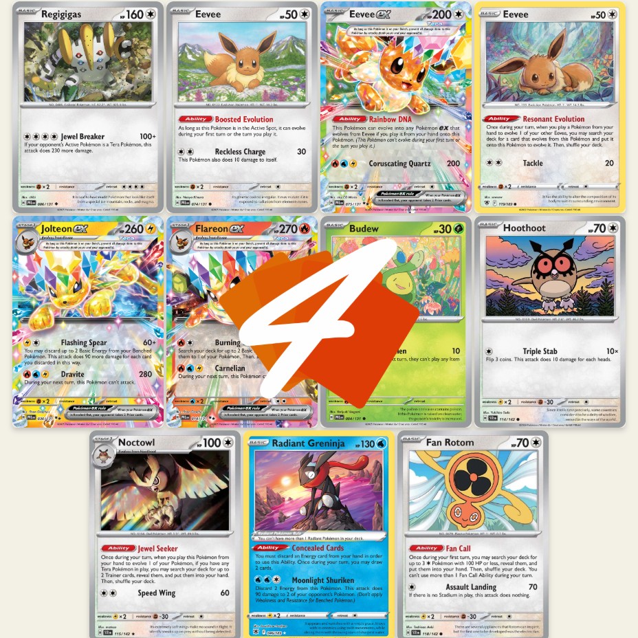 Flareon ex Is a Super FUN & VERSTATILE Combo! Pokemon TCGL Prismatic Evolutions