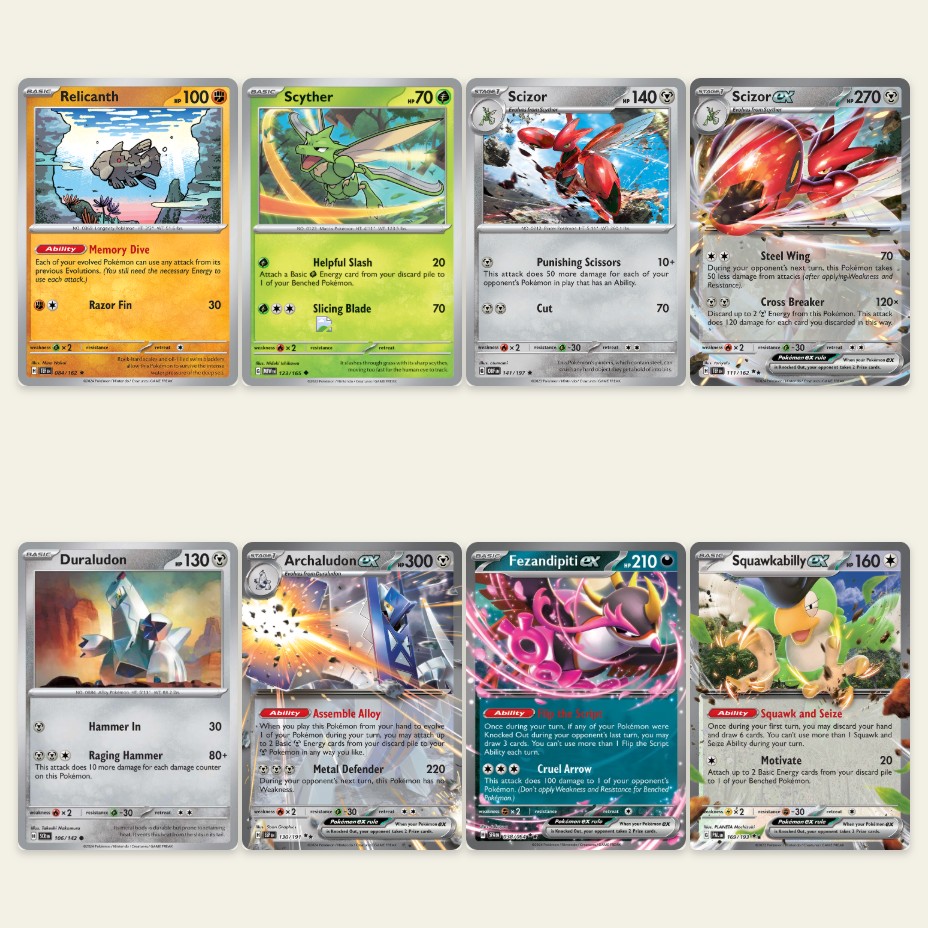 Scizor is DEFINITELY Archaludon ex's BEST Partner!