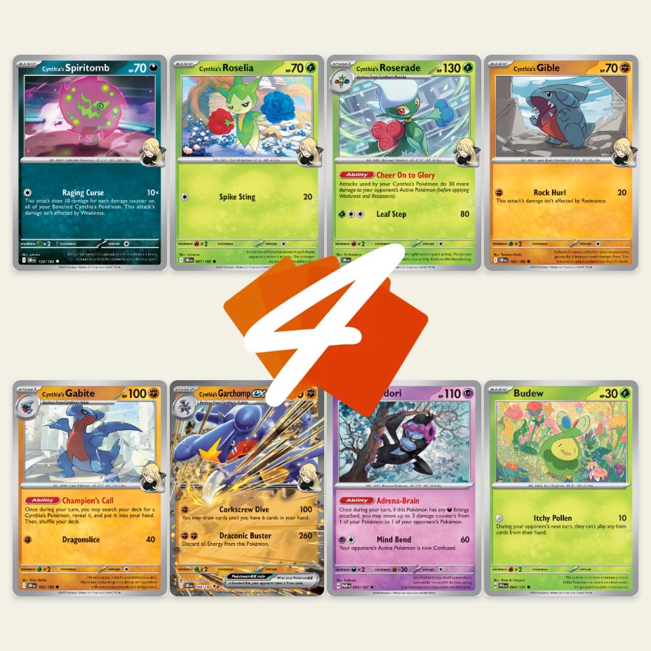Cynthia's Garchomp Feels Super Strong with Hilda Added!