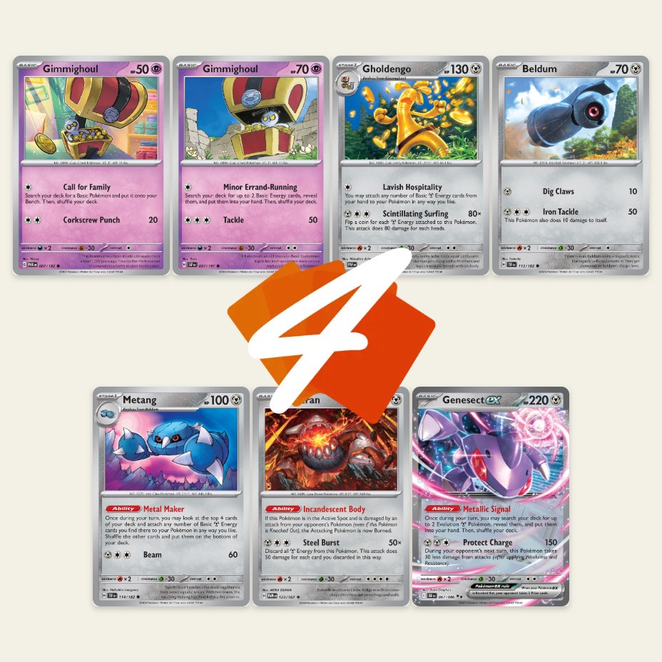Genesect ex Is Just Broken With Every Gholdengo!
