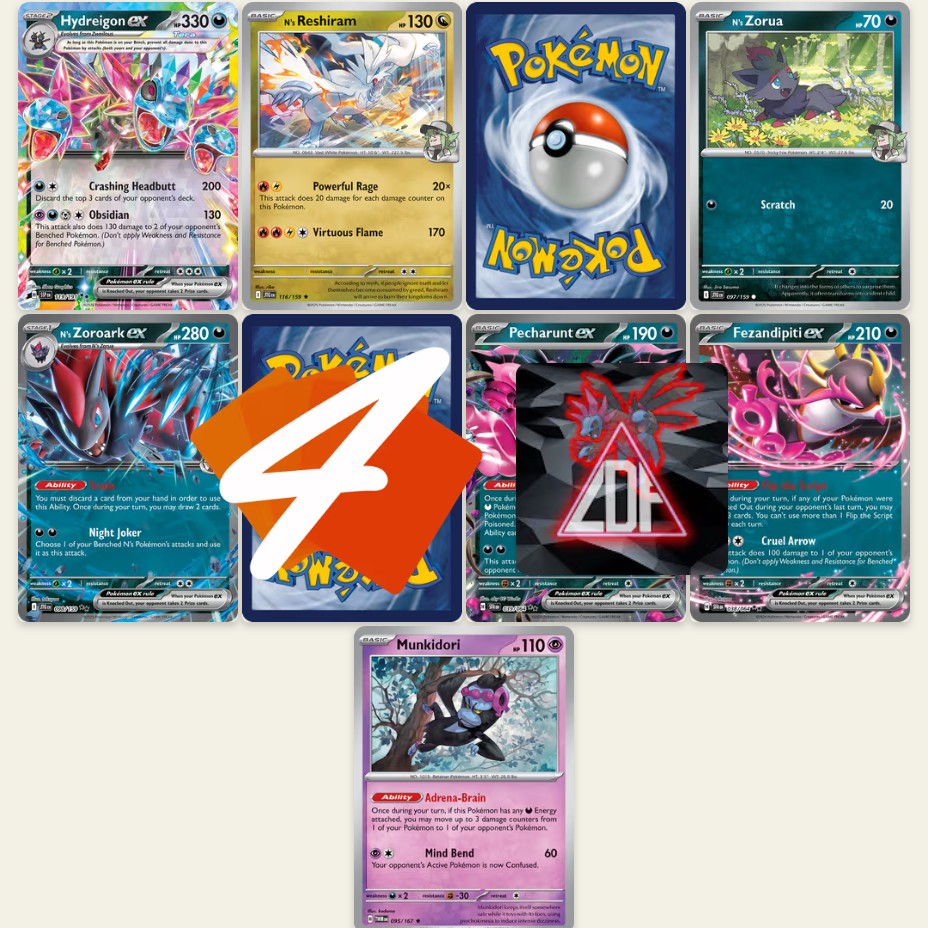 Put Stage 2 DARK Pokemon Into Play For FREE With Grimsley's Move!