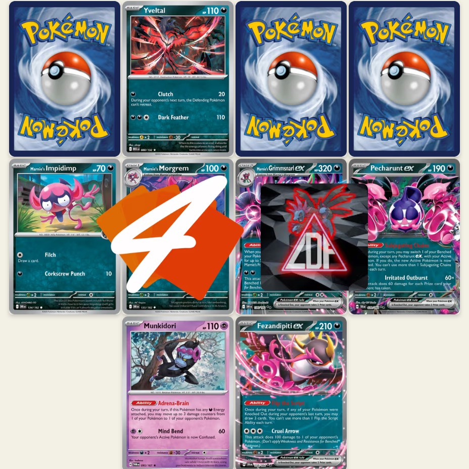 This New Marnie's Grimmsnarl ex Deck Is Scary!