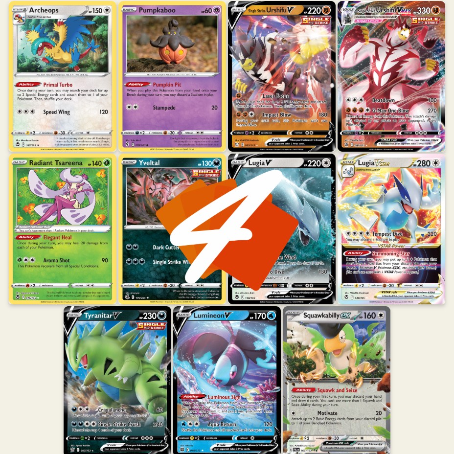 Single Strike Lugia Deck Showcase and Battles PTCGL