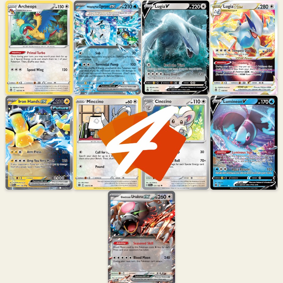 Lugia VSTAR Twilight Masquerade Deck Showcase and Battles PTCGL