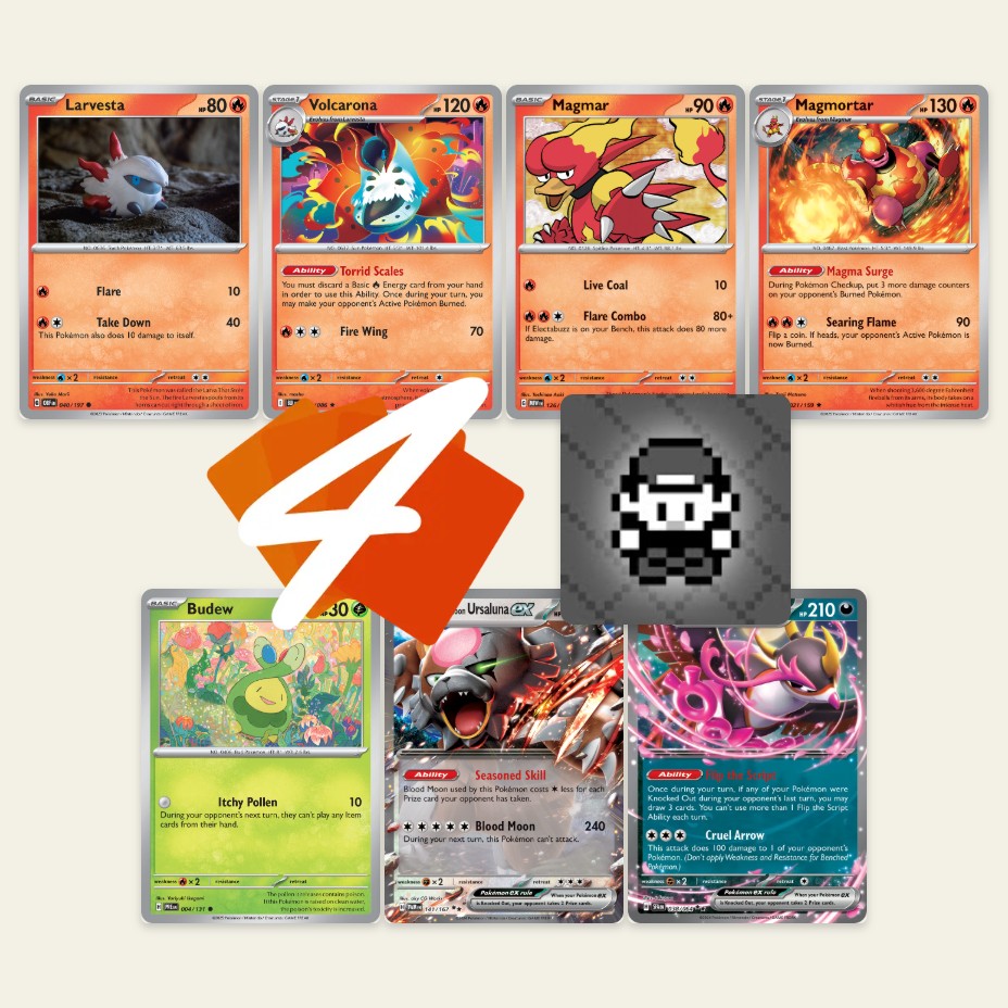 There’s a New Single Prize Burn Pokemon, Volcarona!