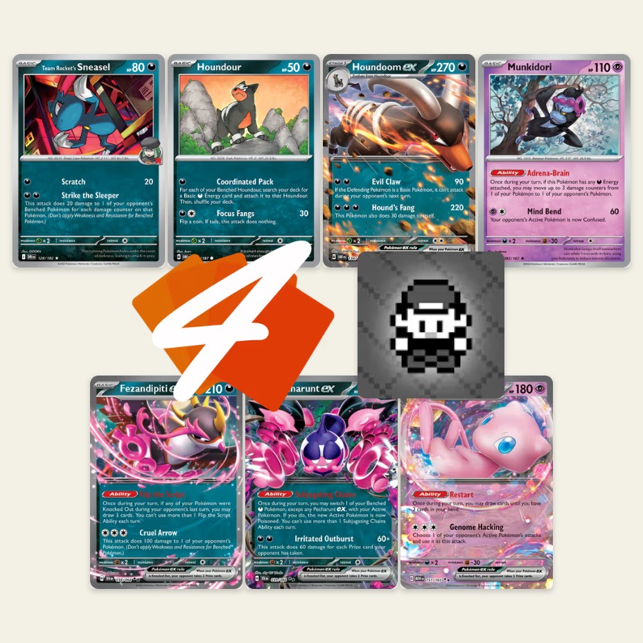 Houndoom ex Works Great With Munkidori!