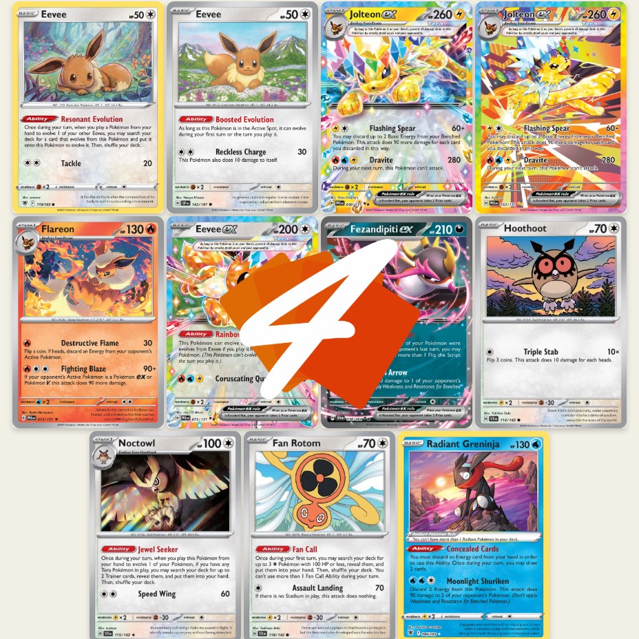 Mit diesem Deck kannst du das neue Set Prismatische Entwicklungen genießen! Blitza Pokémon TCG Deck