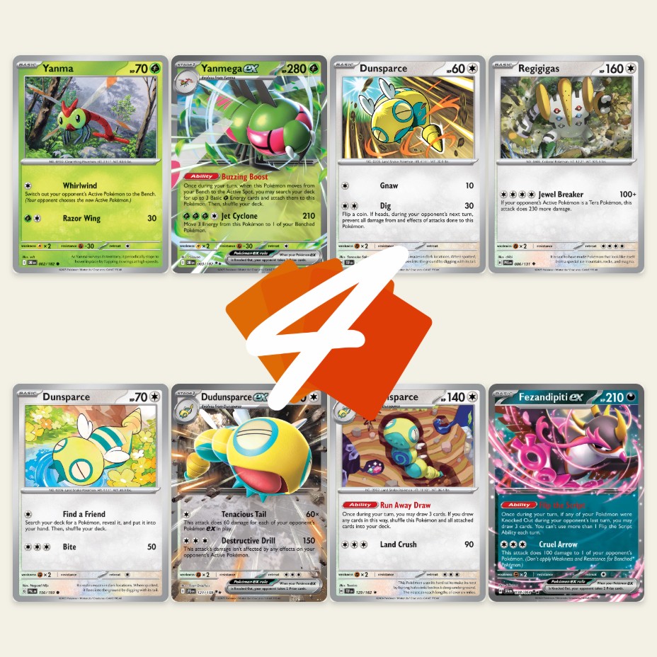 DIESES Deck ist OKAY... (Yanmega-ex für zwischendurch)