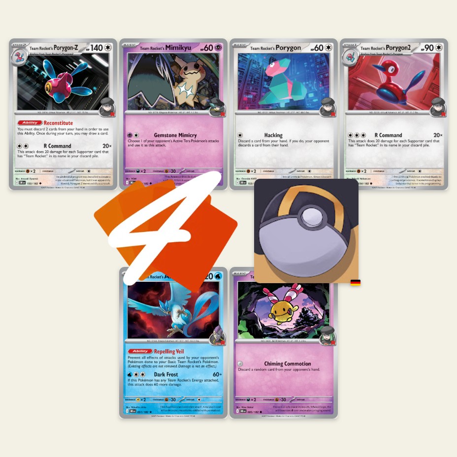 Das Rocket-Deck, das wirklich gewinnt – Porygon-Z! (EdmM)