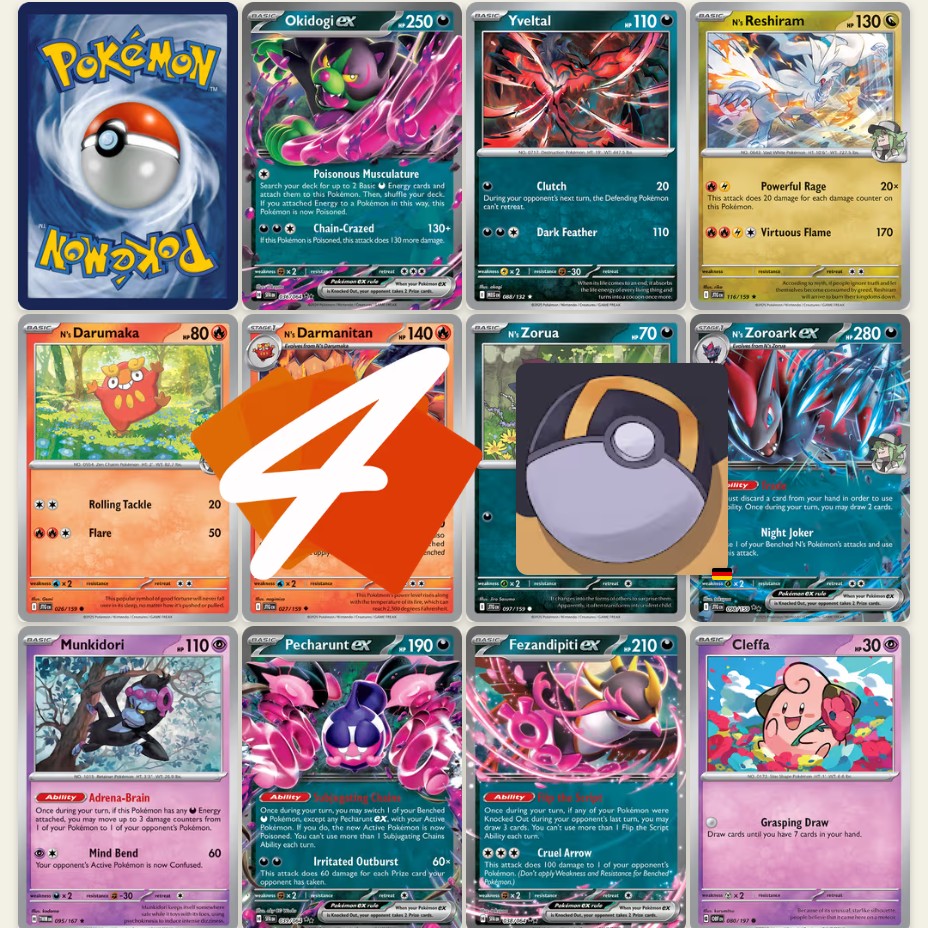 Halbfinale in Lille 2025! Ns Zoroark EX vs. Katapuldra EX!