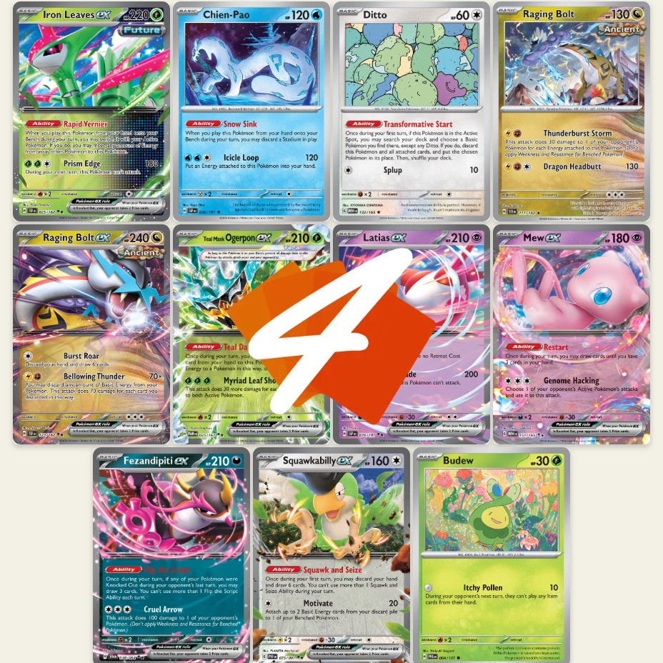 1st Place Raging Bolt ex Deck Without Owls From Japan - Decklist For Worlds 2025 (Pokemon TCG)