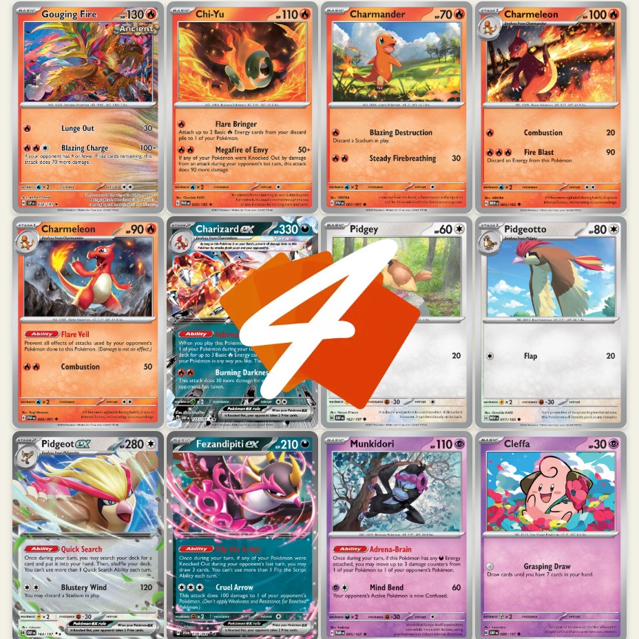 1st Place Charizard ex Pidgeot ex Won Big Online Tournament (Pokemon TCG)