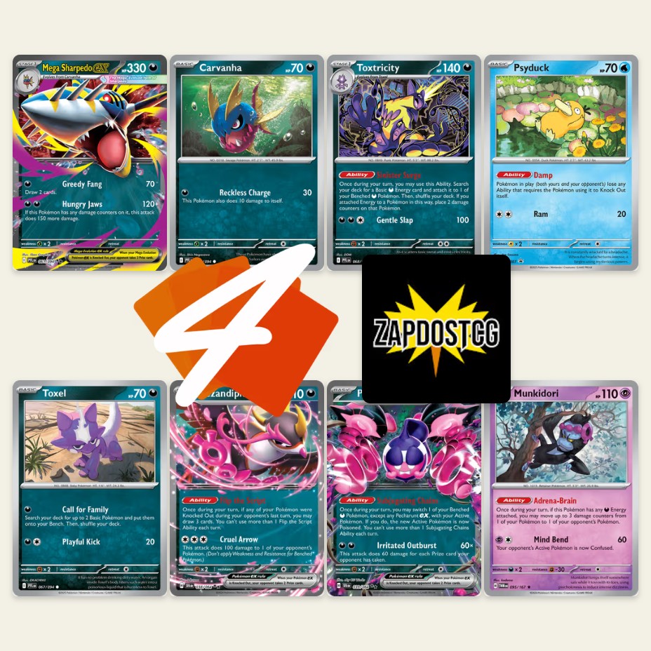 Mega Sharpedo ex Deck From Phantasmal Flames Is Actually GOOD!? (Pokemon TCG)